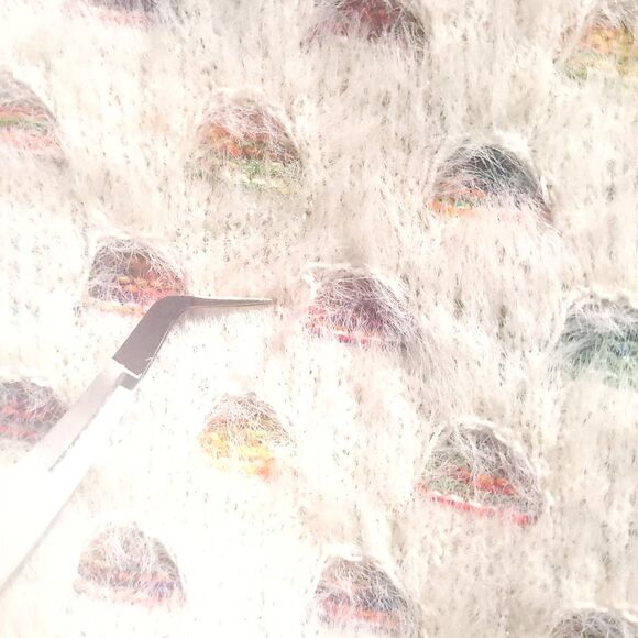 Anthropologie Akemi Kin Aurora rainbow Eyelash Wrap cardigan Kimono One Size - Picture 11 of 11